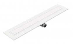 I-Drain - Liquid Sprchový žľab 70 cm, s roštom, biela (EP5.SS.0700.W)