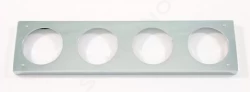 IDEAL STANDARD - Archimodule Dištančný rámik na 4-otvorovú rozetu (83 mm x 332 mm) (10 mm), chróm (A963767AA)