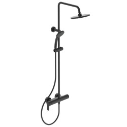 IDEAL STANDARD - Cerafine O Sprchový set s batériou, 20 cm, 1 prúd, čierna (BC750XG)