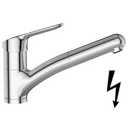 IDEAL STANDARD - CeraFlex Drezová batéria s výsuvnou koncovkou, BlueStart, chróm (BC144AA)