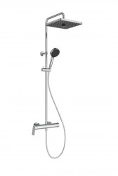 IDEAL STANDARD - CeraFlow T25+ Sprchový set s batériou, 26x26 cm, 2 prúdy, chróm (A8533AA)