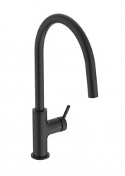 IDEAL STANDARD - Ceraline Nuovo Drezová batéria s výsuvnou koncovkou, hodvábna čierna (BE268XG)