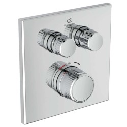 IDEAL STANDARD - CeraTherm Navigo Termostatická sprchová batéria pod omietku pre 2 spotrebiče, chróm (A7302AA)