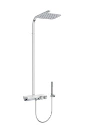 IDEAL STANDARD - Ceratherm S200 Sprchový set s termostatom, 30x20 cm, 3 prúdy, chróm (A7332AA)