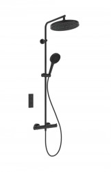 IDEAL STANDARD - Ceratherm T125+ Sprchový set s termostatom, priemer 30 cm, 3 prúdy, hodvábna čierna (A7689XG)
