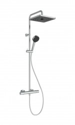 IDEAL STANDARD - Ceratherm T25+ Sprchový set s termostatom, 26x26 cm, 2 prúdy, chróm (A8530AA)