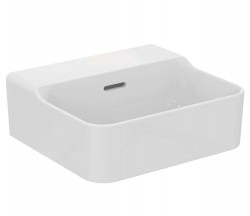 IDEAL STANDARD - Conca Ceram Umývadielko na dosku, 40x35 cm, s prepadom, bez otvoru na batériu, biela (T387701)