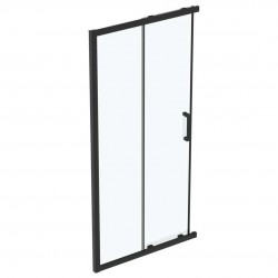IDEAL STANDARD - Connect 2 Posuvné sprchové dvere, dvojdielne, 100 cm, čierna/číre sklo (K9262V3)