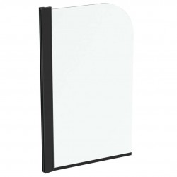 IDEAL STANDARD - Connect 2 Vaňová zástena, 80x140 cm, čierna/číre sklo (T9924V3)