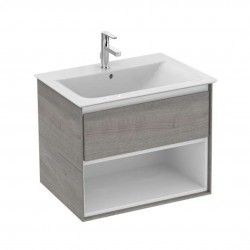 IDEAL STANDARD - Connect Air Skrinka pod umývadlo 60x44x52 cm, dekor sivý dub/biela mat (E0826PS)
