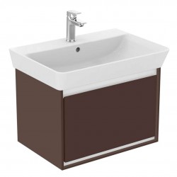IDEAL STANDARD - Connect Air Skrinka pod umývadlo Cube 65 cm, 58x41x40 cm, hnedá mat/biela mat (E0847VY)