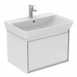 IDEAL STANDARD - Connect Air Skrinka pod umývadlo Cube 65 cm, 58x41x40 cm, lesklá biela/biela mat (E0847B2)