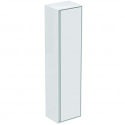 IDEAL STANDARD - Connect Air Vysoká skrinka, 40x30x160 cm, lesklá biela/biela mat (E0832B2)