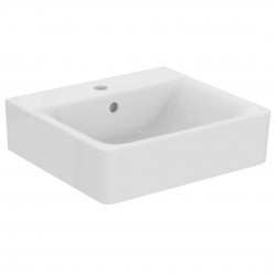 IDEAL STANDARD - Connect Umývadlo Cube, 50x46x18 cm, s prepadom, otvor na batériu, biela (E713801)