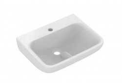 IDEAL STANDARD - Contour 21+ Umývadlo 50x40 cm, bez prepadu, otvor na batériu, SmartGuard+, biela (E1603HY)