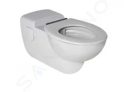 IDEAL STANDARD - Contour 21 Závesné WC pre ľudí s telesným postihnutím, s hlbokým splachovaním, 360 x 400 x 700 mm, RIMLESS, biela (S306901)