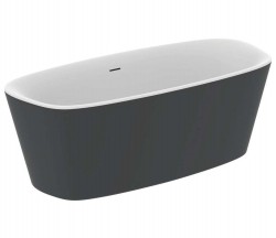 IDEAL STANDARD - Dea Voľne stojaca vaňa, 170x75 cm, matná biela/matná čierna (K8720V3)