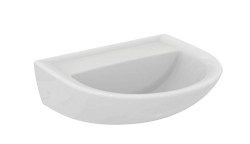 IDEAL STANDARD - Eurovit Umývadlo 55x46 cm, bez prepadu, bez otvoru na batériu, biela (W329901)