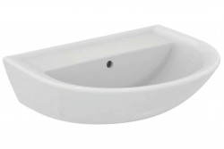 IDEAL STANDARD - Eurovit Umývadlo, 60x47 cm, s prepadom, bez otvoru na batériu, biela (W332401)