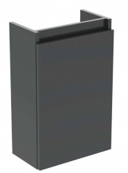 IDEAL STANDARD - Eurovit+ Umývadlová skrinka, 55x35x20 cm, 1 dvierka, pánty L/P, lesklá sivá (R0271TI)