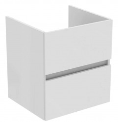 IDEAL STANDARD - Eurovit+ Umývadlová skrinka, 55x50x44 cm, 2 zásuvky, lesklá biela (R0256WG)