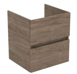 IDEAL STANDARD - Eurovit+ Umývadlová skrinka, 55x50x44 cm, 2 zásuvky, orech (R0256Y9)