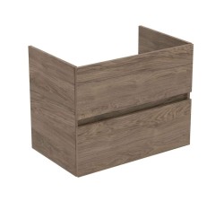 IDEAL STANDARD - Eurovit+ Umývadlová skrinka, 70x55x44 cm, 2 zásuvky, orech (R0261Y9)