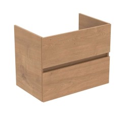 IDEAL STANDARD - Eurovit+ Umývadlová skrinka, 70x55x44 cm, 2 zásuvky, prírodný dub (R0261Y8)