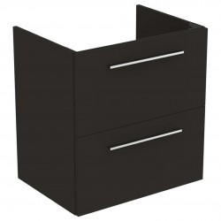 IDEAL STANDARD - i.Life A Skrinka pod umývadlo, 60x44x63 cm, 2 zásuvky, uhľovo matná sivá (T5255NV)