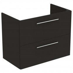 IDEAL STANDARD - i.Life A Skrinka pod umývadlo, 80x44x63 cm, 2 zásuvky, uhľovo sivá matná (T5256NV)