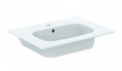 IDEAL STANDARD - i.Life A Umývadlo 64x46 cm, s prepadom, otvor na batériu, biela (T461901)