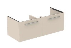 IDEAL STANDARD - i.Life B Umývadlová skrinka 120x44x51 cm, 2 zásuvky, matná piesková (T5277NF)