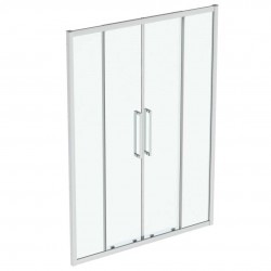 IDEAL STANDARD - i.Life Posuvné sprchové dvere, štvordielne, 150 cm, silver bright/číre sklo (T4951EO)