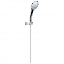 IDEAL STANDARD - Idealrain Cube Set sprchovej hlavice, 1 prúd, držiaku a hadice 175 cm, chróm (B0019AA)