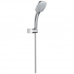 IDEAL STANDARD - Idealrain Cube Set sprchovej hlavice, 3 prúdy, držiaku a hadice 175 cm, chróm (B0020AA)