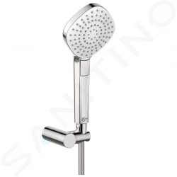 IDEAL STANDARD - IdealRain Evo Set sprchovej hlavice Diamond 115, hadice s ručnou sprchou, 3 prúdy, chróm (B2405AA)