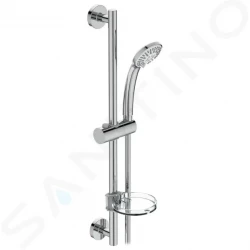 IDEAL STANDARD - Idealrain Set sprchovej hlavice 100, 1 prúd, tyče a hadice, chróm (B9414AA)