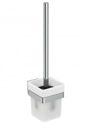 IDEAL STANDARD - IOM Square WC kefa s držiakom, matné sklo/chróm (E2194AA)