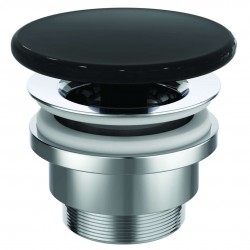 IDEAL STANDARD - Ipalyss Neuzatvárateľná výpusť, lesklá čierna (E2114V2)