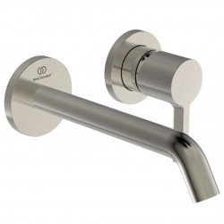 IDEAL STANDARD - Joy Umývadlová batéria pod omietku, výtok 18 cm, 2-otvorová inštalácia, Silver Storm (A7378GN)