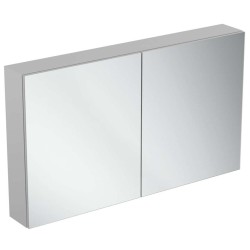 IDEAL STANDARD - Mirror&Light Zrkadlová skrinka s LED osvetlením a zásuvkou, 120x70 cm, hliník (T3499AL)