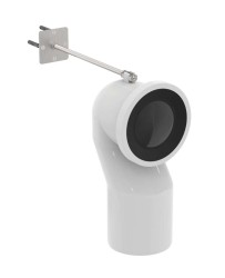 IDEAL STANDARD - Odpadové koleno zvislé, 125-135 mm, biela (J324867)