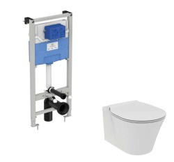 IDEAL STANDARD - ProSys Set predstenovej inštalácie ProSys, klozetu a WC dosky Connect Air, Aquablade, SoftClose (R040001)