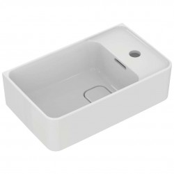 IDEAL STANDARD - Strada II Umývadielko, 45x27 cm, s prepadom, otvor na batériu vpravo, s Ideal Plus, biela (T2994MA)