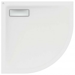 IDEAL STANDARD - Ultra Flat New Sprchová vanička, štvrťkruh, 90x90 cm, matná biela (T4492V1)