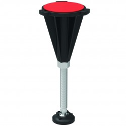 IDEAL STANDARD - Ultra Flat S Nohy k sprchovej vaničke, chróm/čierna (K936467)