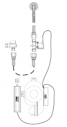 IDEAL STANDARD - Urinály Automatická splachovacia súprava (6 V – 4x 1,5 V), biela (VV20018000)
