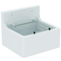 IDEAL STANDARD - Výlevka 46x38 cm, vrátane mriežky, biela/chróm (S593901)