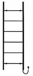 Instalprojekt - Elektrický sušiak PRIMAVERA - Farba radiátora - Čierna matná, Rozmery sušiakov - 500 × 1600 × 88 - 98 mm, 120 W (RADPRI401631)