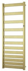 Instalprojekt - Kúpeľňový radiátor BELTI Gold - Farba radiátora - C84 gold, Rozmer radiátora - 400 × 1573 mm, výkon 491 W, Typ pripojenia - Klasické (spodné) (RADBEL401684)
